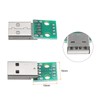 sourcing map 10 Pcs USB Breakout Board USB 2.0 to