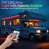 CCBASEBALL 16.4FT RV Awning Lights, 12V Multicolor Camper Awning Lights