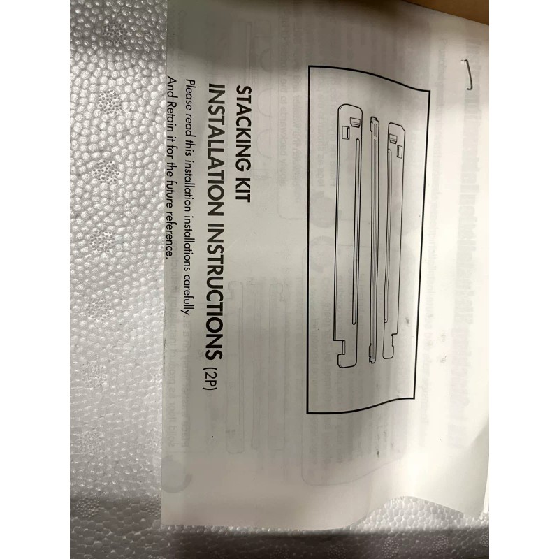 LG Laundry Stacking Kit Model SSTK1 Color Titanium #31641 Shelf