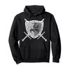 Knight armor with lions on the breastplate Medieval knight Pullover