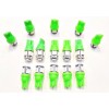 Lumiglow 15 BRIGHT Green 5 LEDs 12V Side Marker License