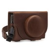 MegaGear MG1731 Ever Ready Leather Camera Case compatible with Sony