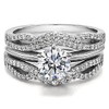 Double Infinity Wedding Ring Guard Enhancer