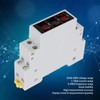 Digital Display Energy Meter Din Rail Mounted Volts Amps Hertz