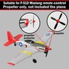 LEAMBE 3 Sets of 4-Blade Propeller Spare Remote Control Airplane