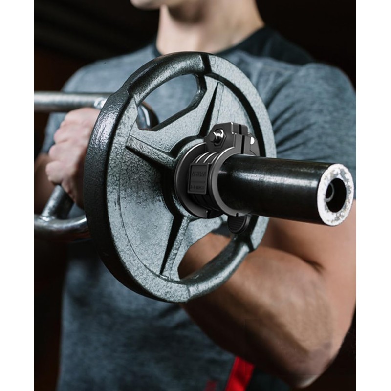ZY-HUAN Barbell Clamps, Adjustable Size Dumbbell Clasp, 48 mm, 50