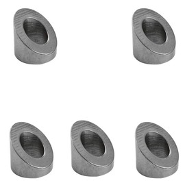 5 PCS 316 Stainless Steel 37 Degree Angled Beveled Washer for Cable Railing - 3/8 Cable