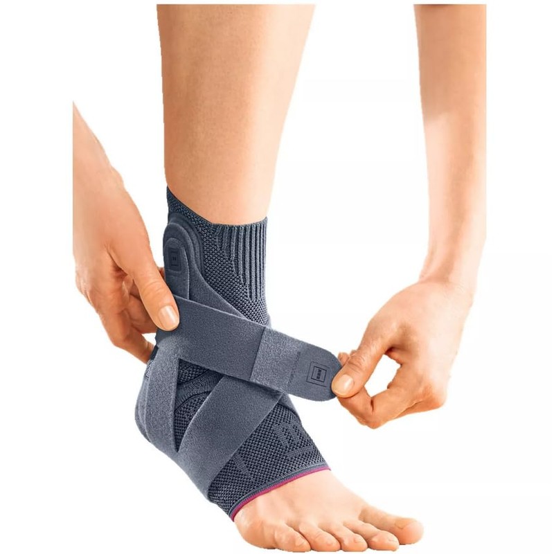 medi Levamed Active Ankle Brace Foot Bandage Right | Silver