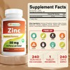 Best Naturals Zinc supplement as Zinc Gluconate 50mg 240 Tablets