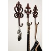 Shabby Chic Cast Iron Decorative Wall Hooks - Rustic -