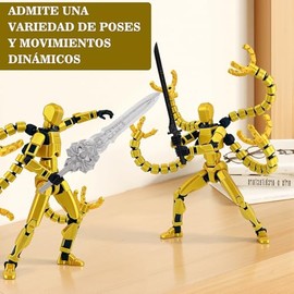 Figura de Acción Toy 13, Figura de Acción Móvil con Múltiples Articulaciones Lmpresa en 3D, Juguetes con Articulaciones, Exquisitas Decoraciones de Es