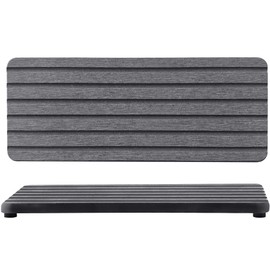 NiuYichee 2 PCS Water Absorbent Diatomite Coasters (10.24"X3.94"), Grooved Design, Water Absorbing Stone Used for Hand Soaps & Plants & toiletries in The Modern Home