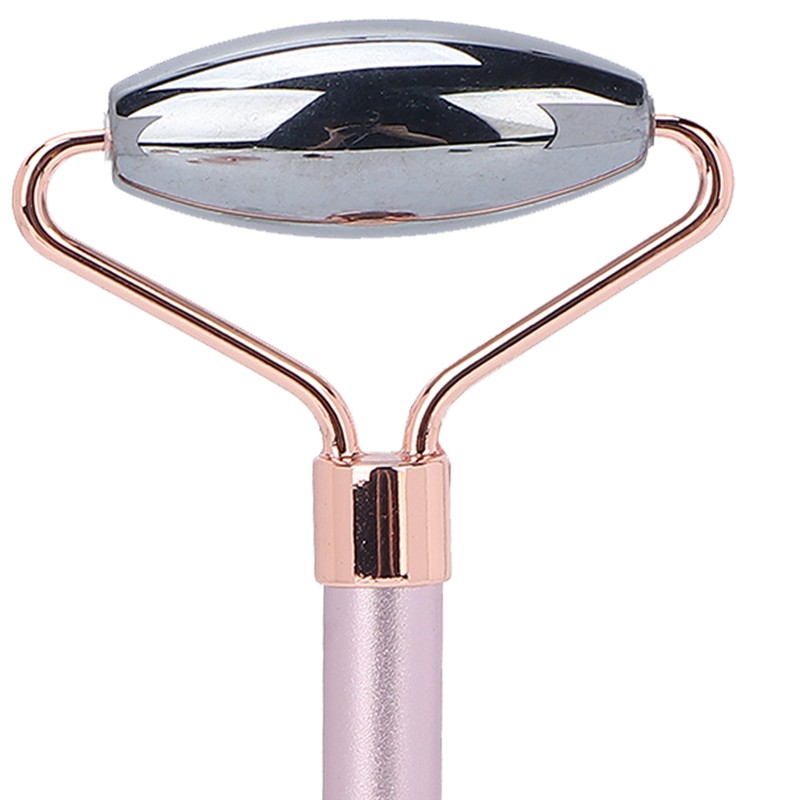 3 in 1 Rose Quartz Face Roller Massager Germanium Facial