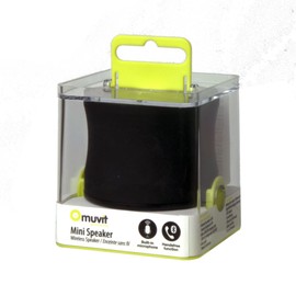 muvit MINISPEAKR2BK Bluetooth Speaker with Microphone 3 W Black