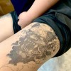 도깨비 타투 방수 바디스티커 대형 2타입 Goblin Tattoo Waterproof Body Sticker Large 2 Types