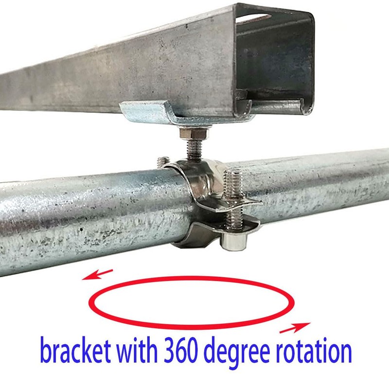 8 Pack Strut Clamp; Universal Strut Clamps for Rigid Conduit