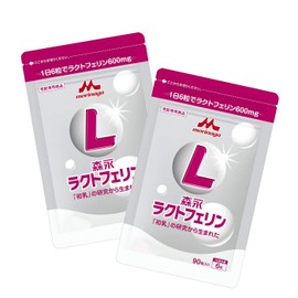 Morinaga Lactoferrin New Aluminum Pouch Package! Set of 2 (6 tablets per day x 30 day supply)