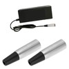 Micro Traders 2PCS 3 Pin XLR Plugs Mobility Scooter Power