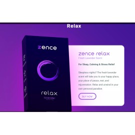 ZENCE Wearable Technology Infused With Lavender Essential Oil NIB-Relax!