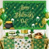 AIBIIN St.Patrick's Day Banner Happy St Patricks Day Backdrop Shamrock