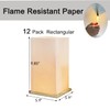 FUELYE 12Pack Floating Lanterns Square Rectangle Sets,Outdoor Lanterns Decorative with