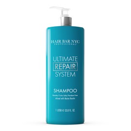 Hair Bar NYC Ultimate Repair System Shampoo (1000ml / 33.8 Fl oz)