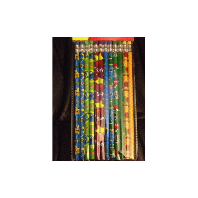 12 Kid's Pencils for Teachers - Great for Giveaways!