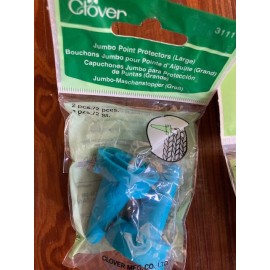 Clover Knit Stitch Markers, Tapestry needle, Cable holder or Point Protectors