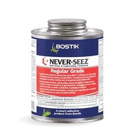 Never-Seez Regular Grade 8 oz Brush-Top Can Anti-Seize Lubricant - Copper & Graphite Extreme-Pressure Compound, Protects Metal Parts from Rust, Seizure & Galling