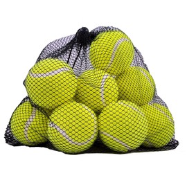 Atoz 03268 Tennis Balls in Net Bag, Yellow, 13 x 26 x 23cm