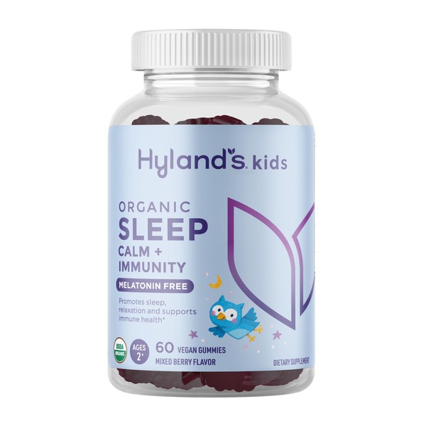 Hyland's Kids Melatonin Free Organic Sleep Aid Gummies with Calm