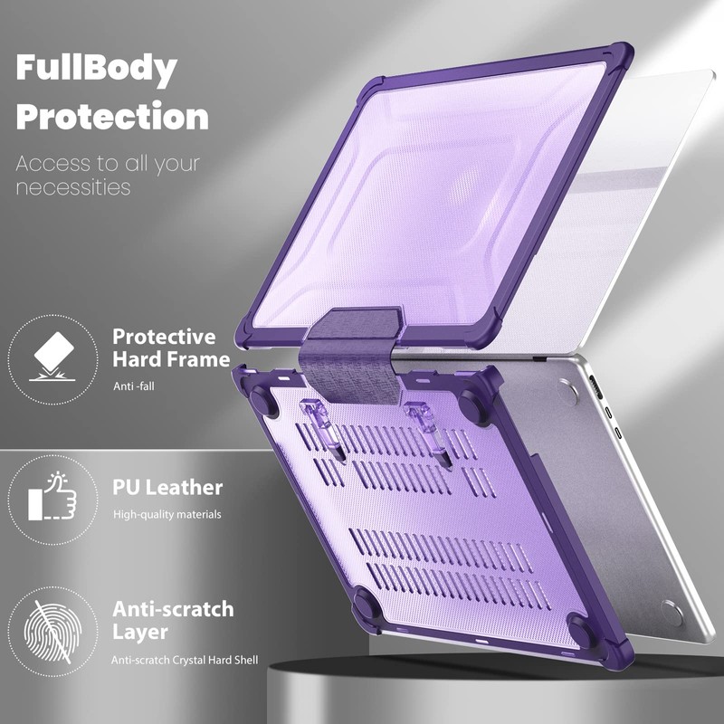 MEEgoodo Case for MacBook Air 13 inch 2021 2020 2019