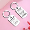 Tihnvk Inspirational Keyring Sober Keychain AA Sobriety Gifts for Men