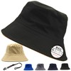 RF Large Size Bucket Hat, Reversible 24.0 - 25.6 inches