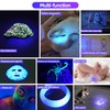DARKDAWN UV Flashlight 365nm, LED Blacklight Flashlight, USB Rechargeable flashlights,