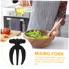 Kichvoe 2pcs Reusable Salad Forks Ergonomic Mixing Claws for Easy