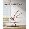 Tounee Book Stand for Reading, Adjustable Book Holder with 360°