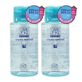 Carezone Doctor Solution Low-irritation Lip & Eye Remover 300mlx2 / 케어존 닥터솔루션 저자극 립앤아이 리무버300mlx2