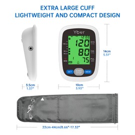 YBOR ARM-TYPE ELECTRONIC BLOOD PRESSURE MONITOR FOR HOME USE