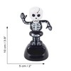 Freak Scene Solar Bobble Figure - Skeleton 2 - Black