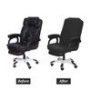 SARAFLORA Office Chair Cover- Large, Black- Removable Computer Cover for