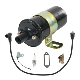 BUSIDN Ignition Parts Kit - Coil, Points, Condenser, Spark Plug Wire Fit For K90 K141 K161 K181 K241 K301 Replacement for Kohler OEM