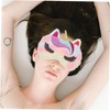 BIUDECO Cute Cartoon Travel Sleep Mask Multi Function Plush Eye