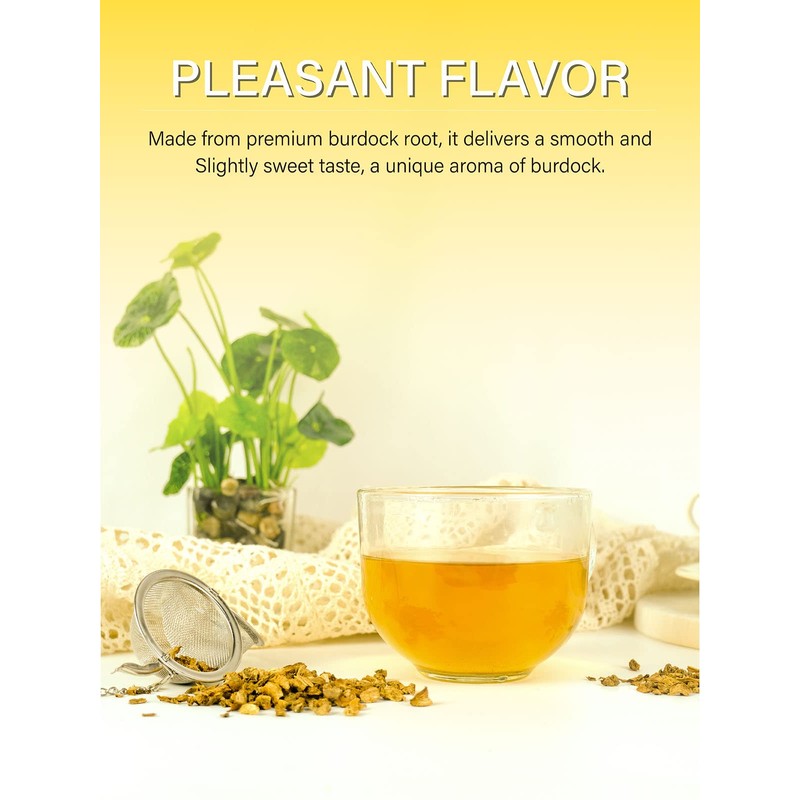 TeeLux Burdock Root Tea, Cut & Sifted, Pure Natural Dried