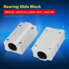 2 pieces SCS12UU 12 mm aluminium linear ball bearing sliding