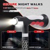 BigAlex Folding Walking Cane with Two Led Lights for Elderly
