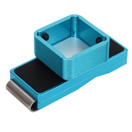KENANLAN Multifunction Magnetic Chalk Clip Chalk Holder Portable Billiard Pool Cue Snooker Accessory (Blue)
