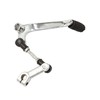A ABSOPRO Silver Tone Metal Gear Shifter Shift Lever 26cm