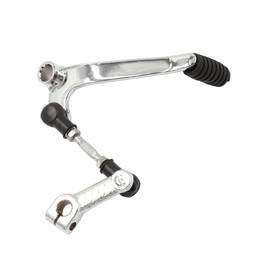 A ABSOPRO Silver Tone Metal Gear Shifter Shift Lever 26cm Long for Motorcycle Item Replacement