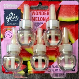 Glade WONDER MELON 10 Refills Air Freshener PlugIns Scented Oils Watermelon